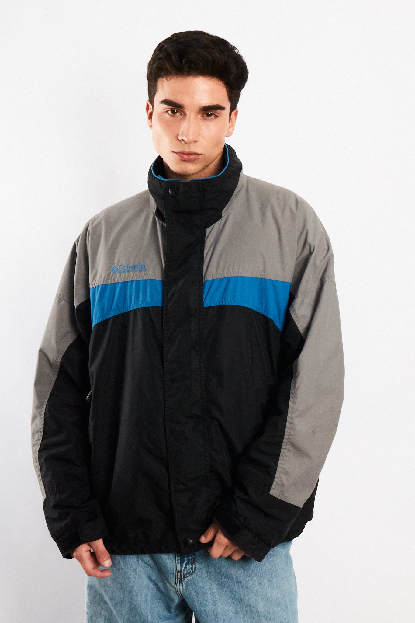 2000 Vintage Columbia Retro Colorblock Jacket (M/L)