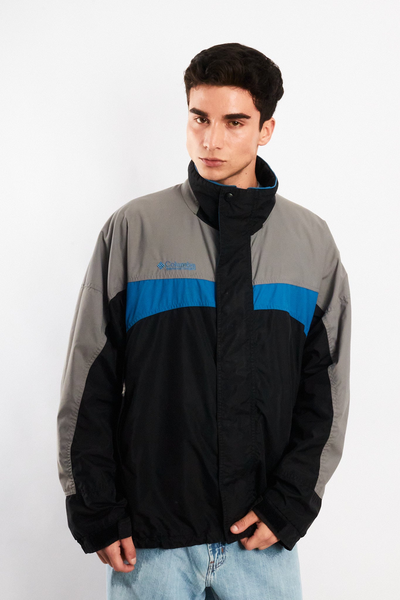 2000 Vintage Columbia Retro Colorblock Jacket (M/L)