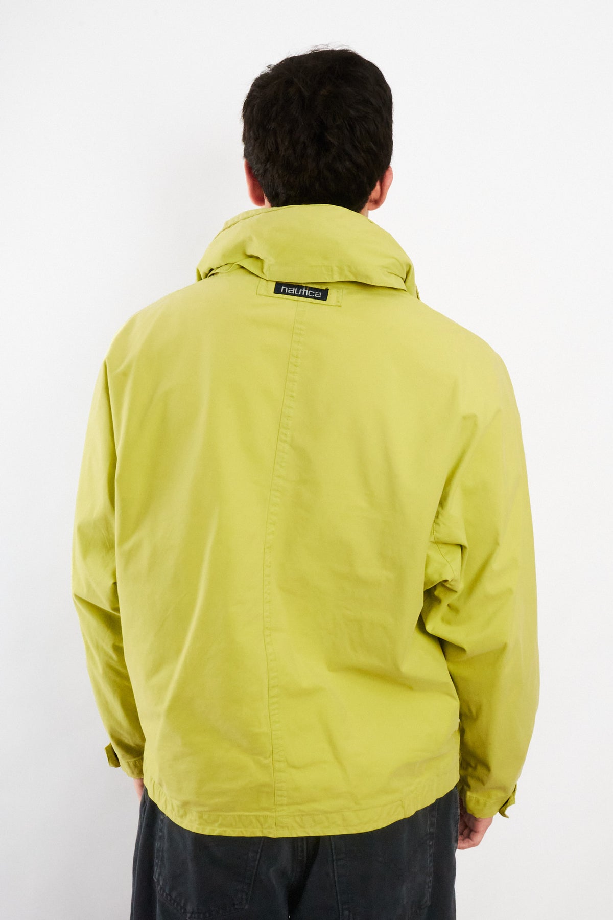 2000 Vintage Nautica Lemon Green Jacket (M/L)
