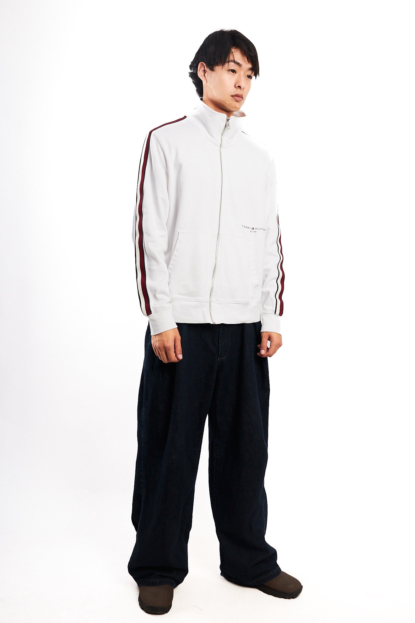 2000 Vintage Tommy Athletics Track Jacket (L/XL)