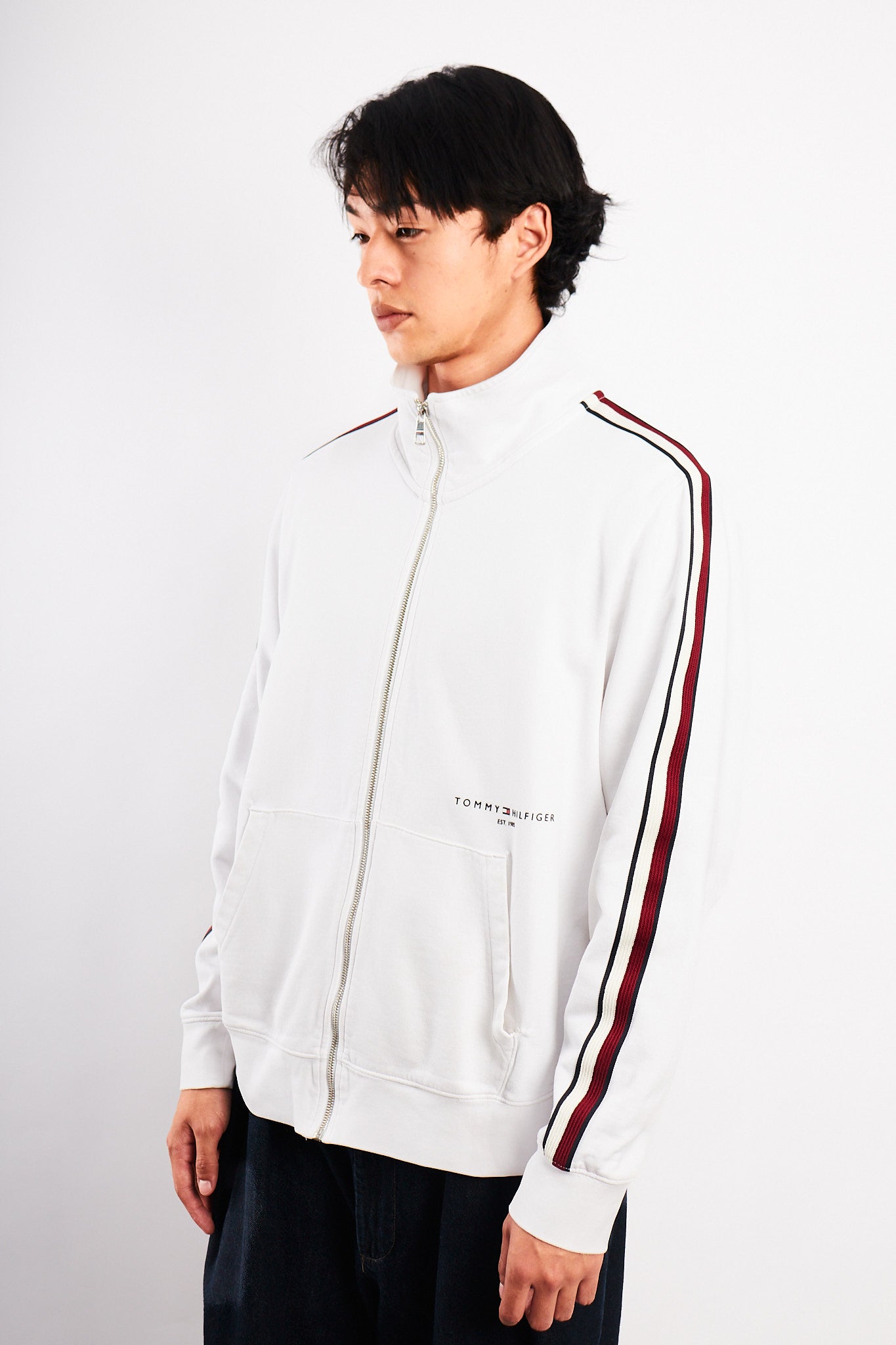 2000 Vintage Tommy Athletics Track Jacket (L/XL)