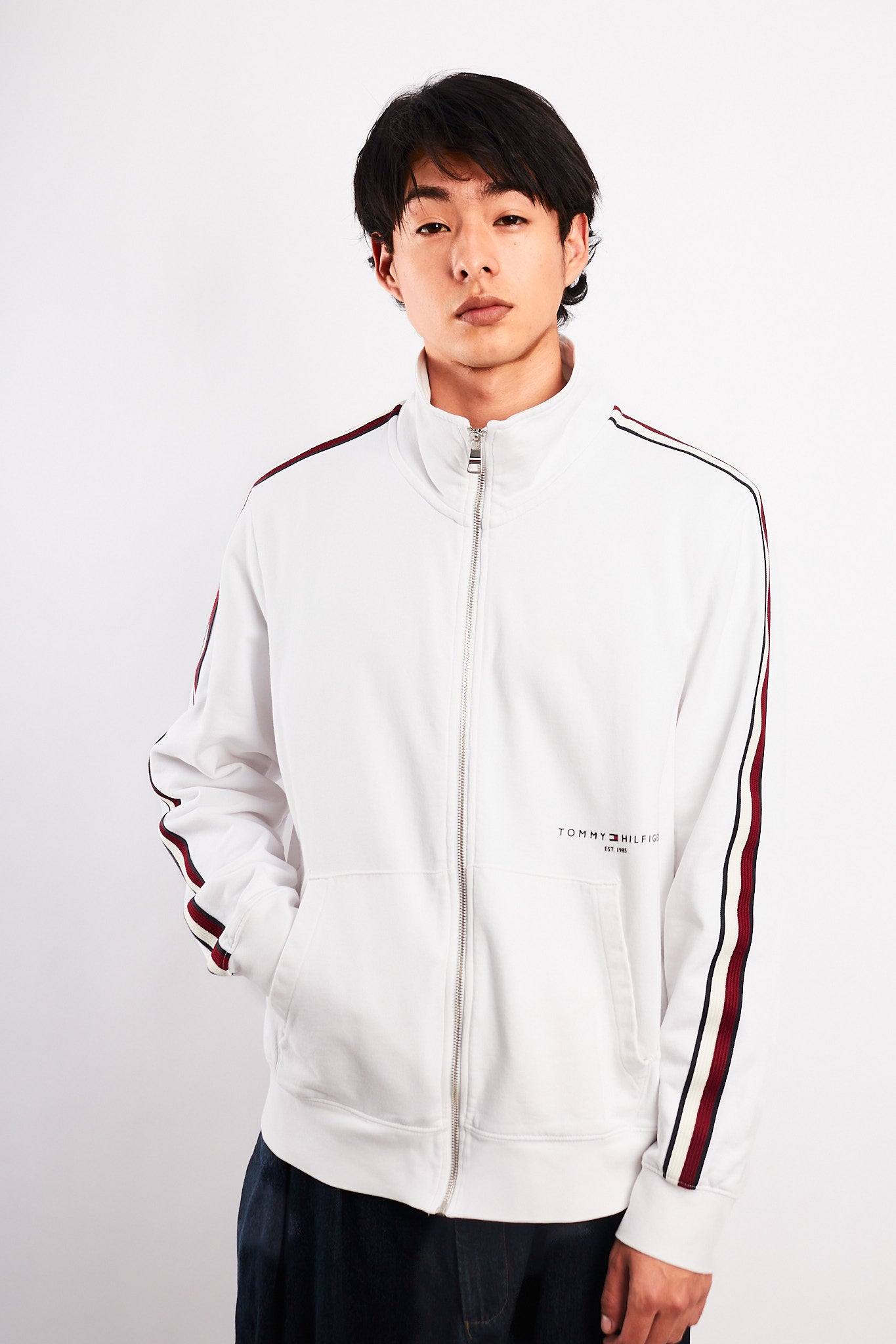 2000 Vintage Tommy Athletics Track Jacket (L/XL)