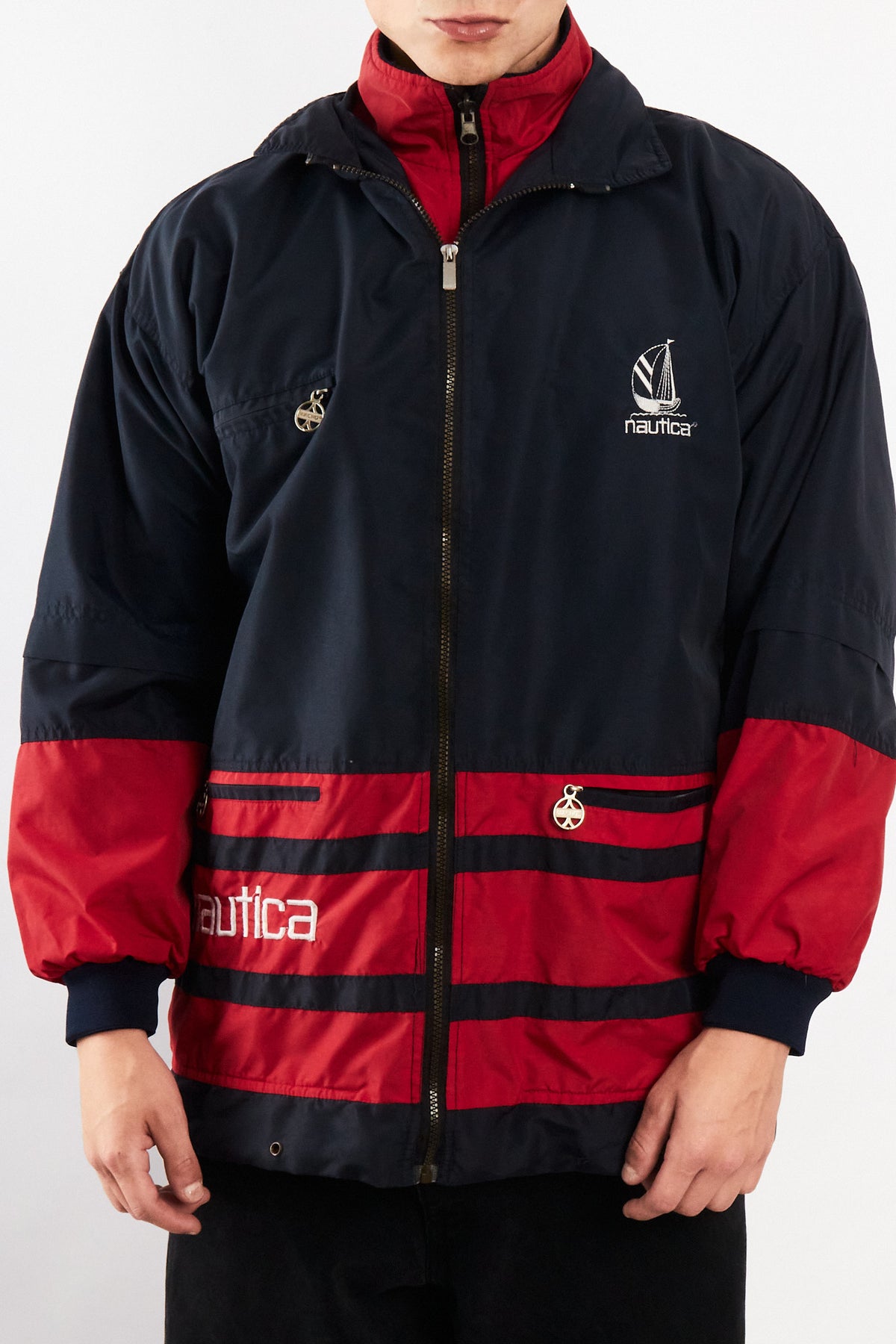 2000 Vintage Nautica Double Layer Jacket (M/L)