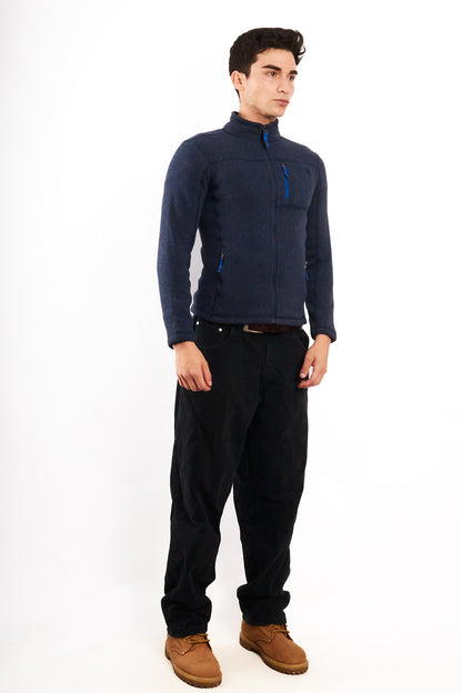 2000 The North Face Steel Blue Fleece Jacket (S)