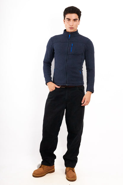 2000 The North Face Steel Blue Fleece Jacket (S)