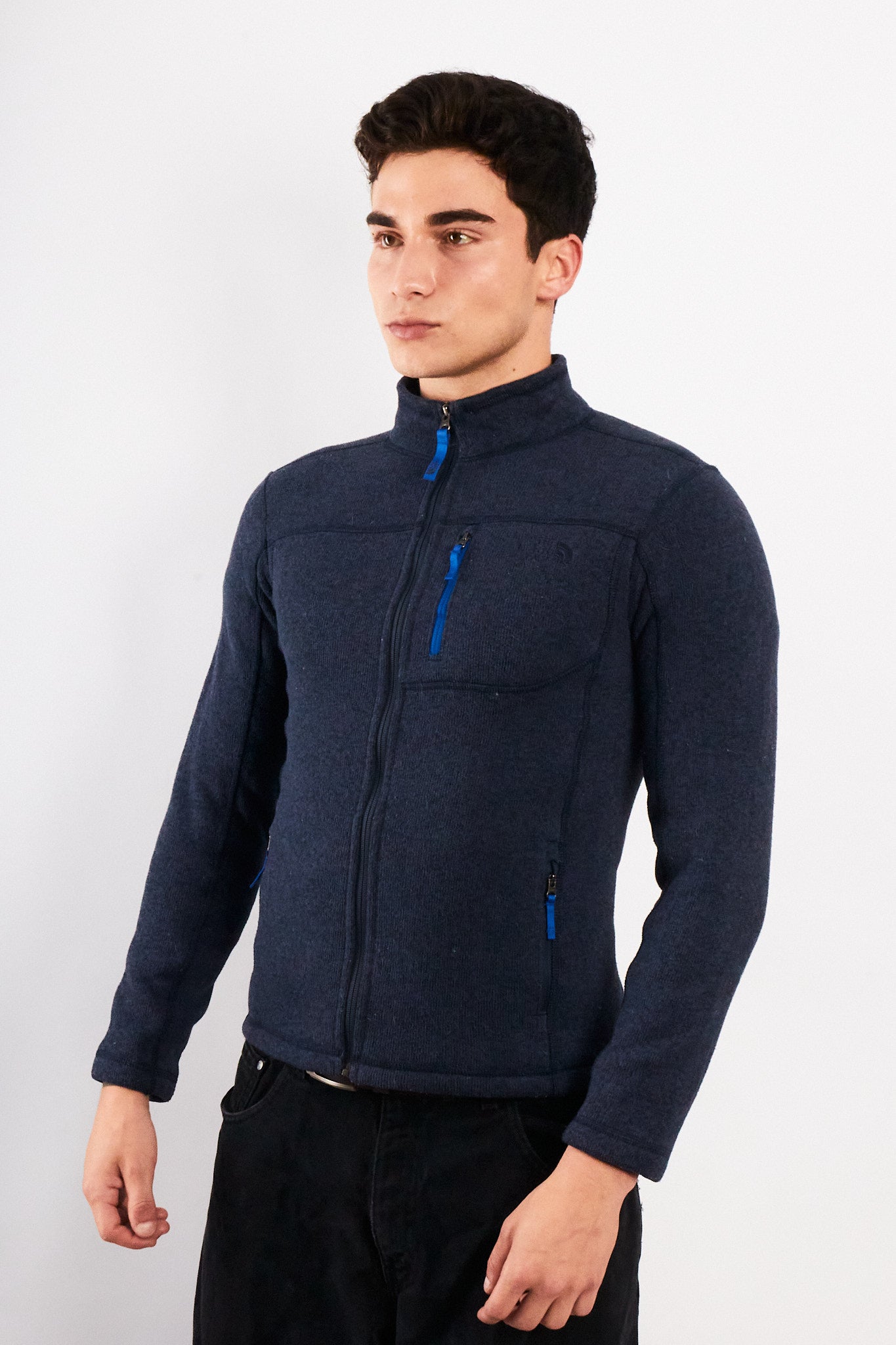 2000 The North Face Steel Blue Fleece Jacket (S)
