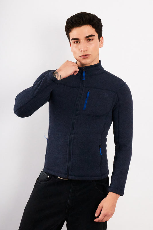 2000 The North Face Steel Blue Fleece Jacket (S)