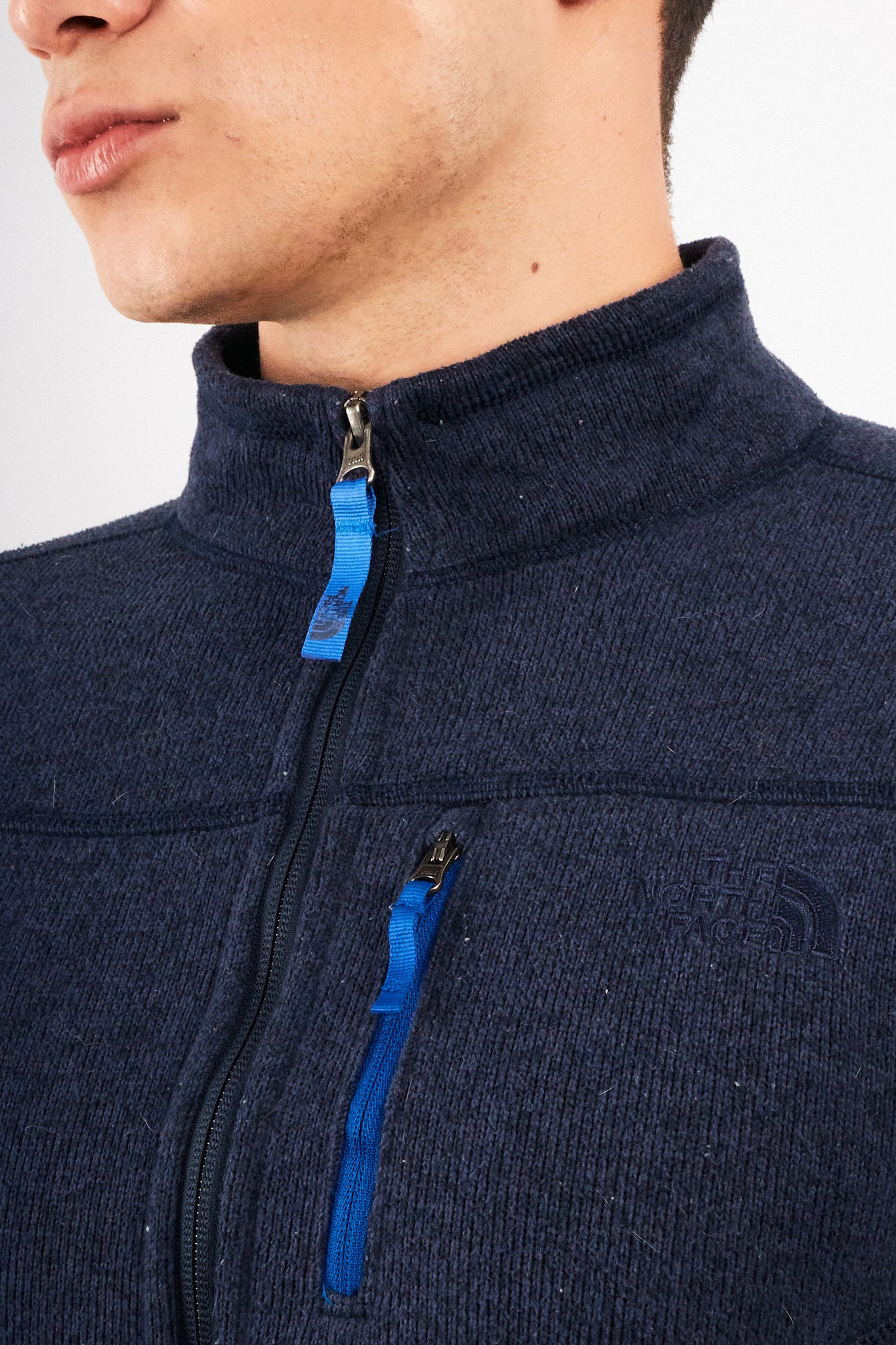 2000 The North Face Steel Blue Fleece Jacket (S)