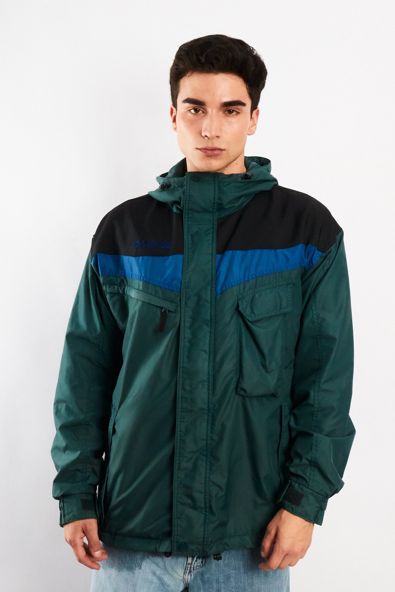 2000 Vintage Columbia Colorblock Jacket (M/L)