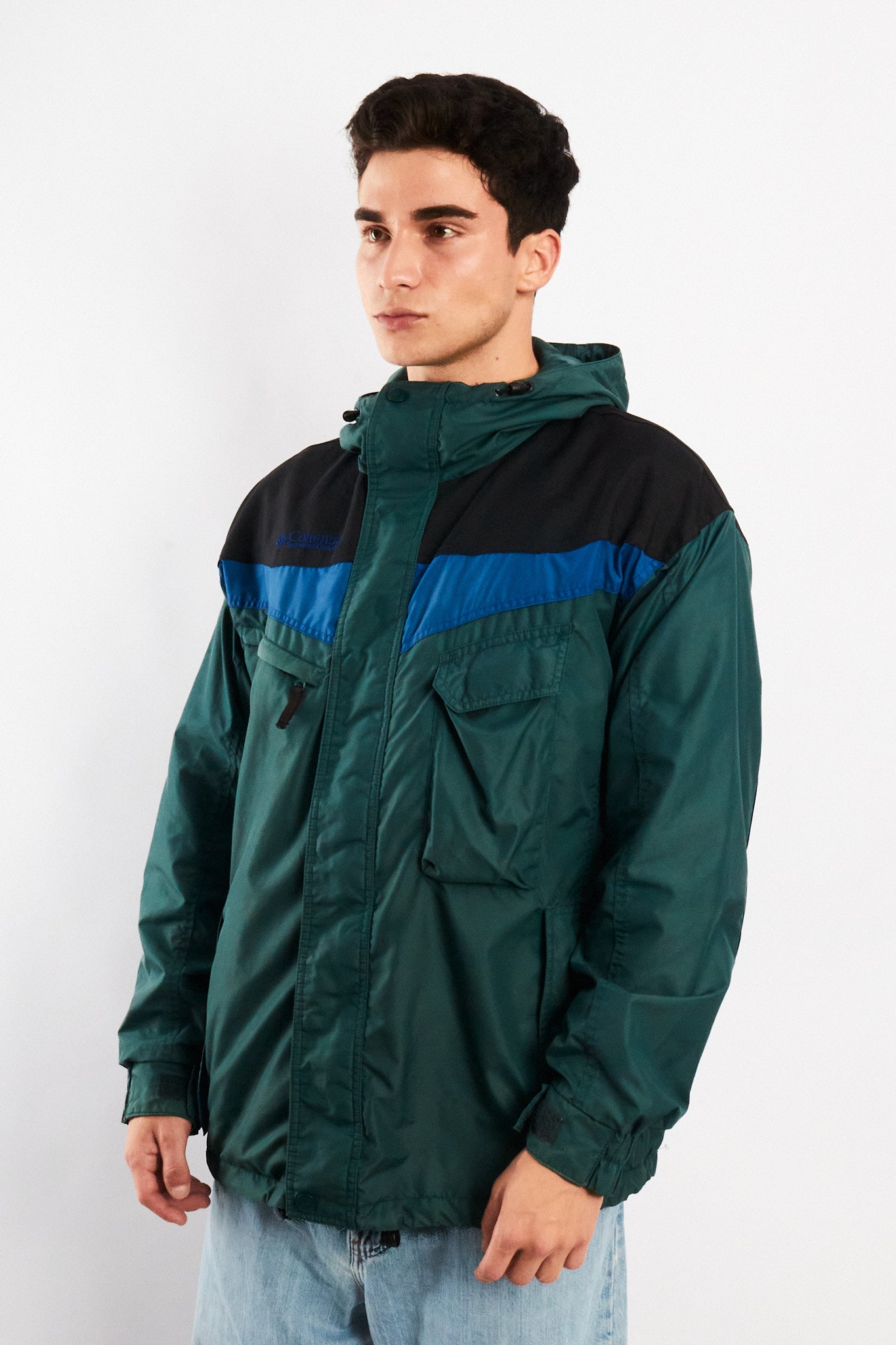 2000 Vintage Columbia Colorblock Jacket (M/L)