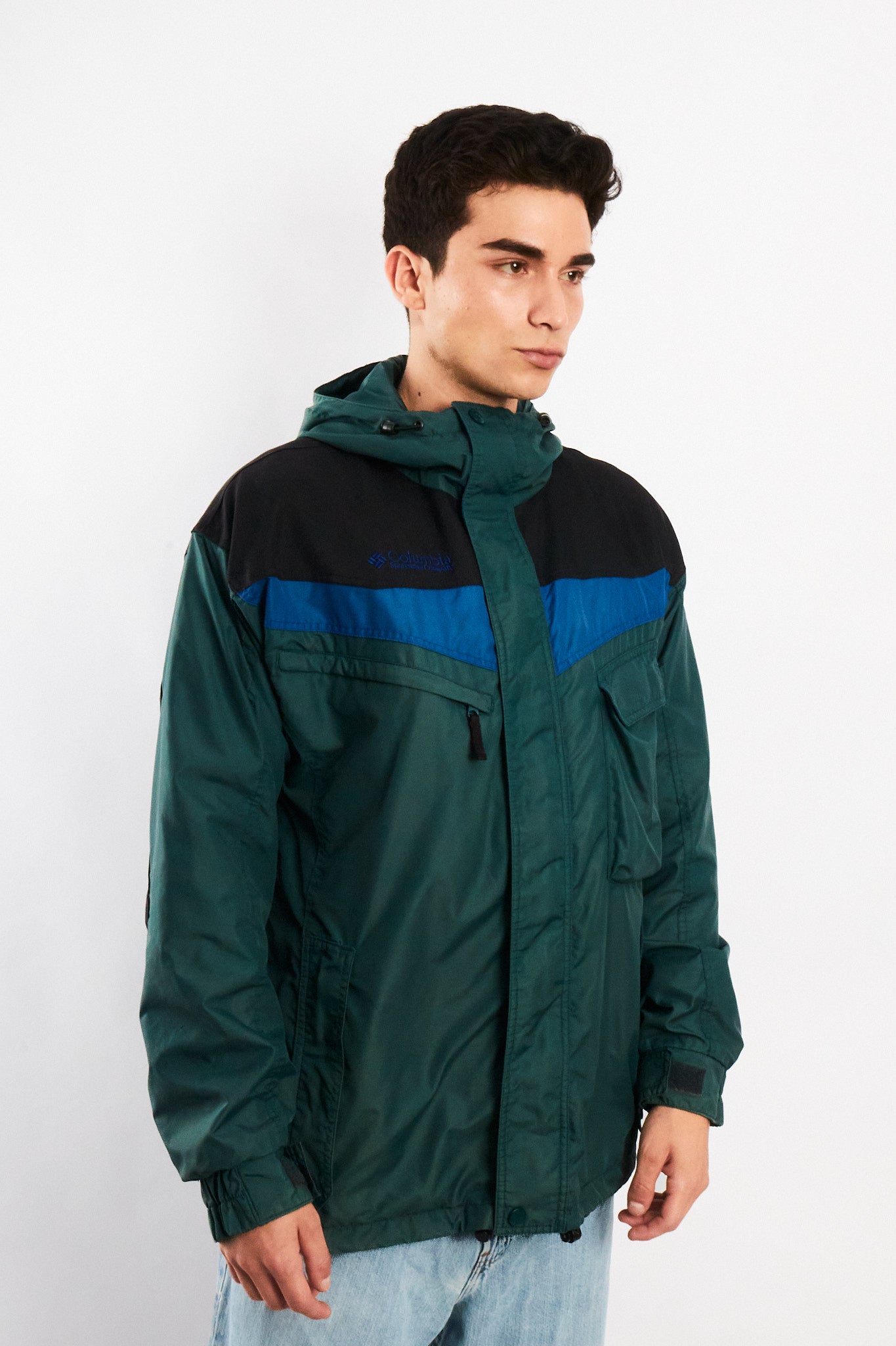 2000 Vintage Columbia Colorblock Jacket (M/L)
