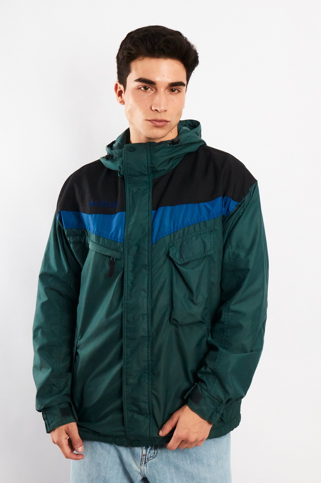 2000 Vintage Columbia Colorblock Jacket (M/L)