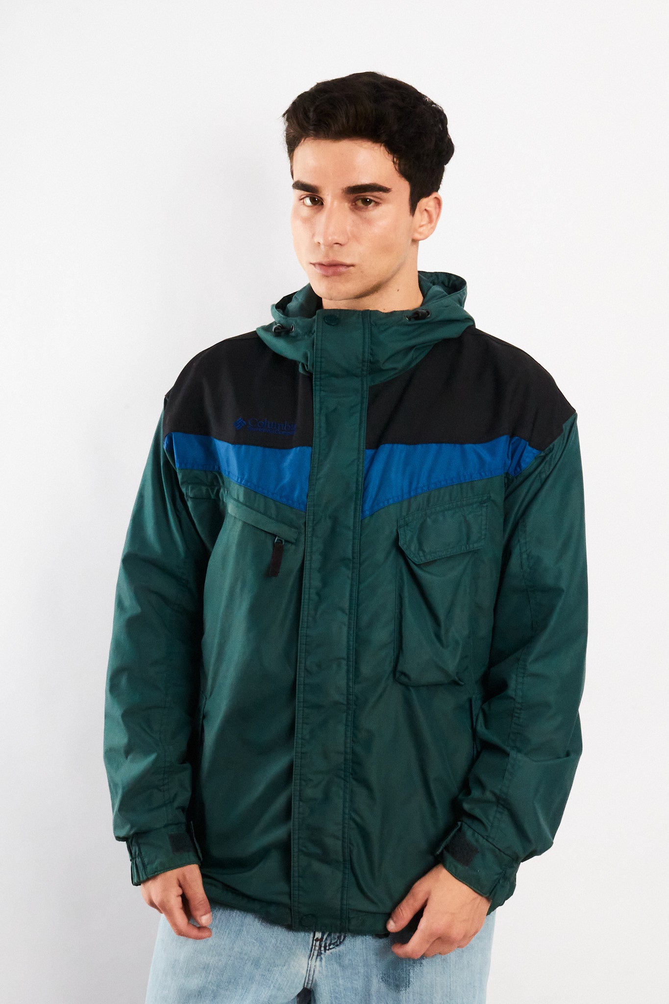 2000 Vintage Columbia Colorblock Jacket (M/L)