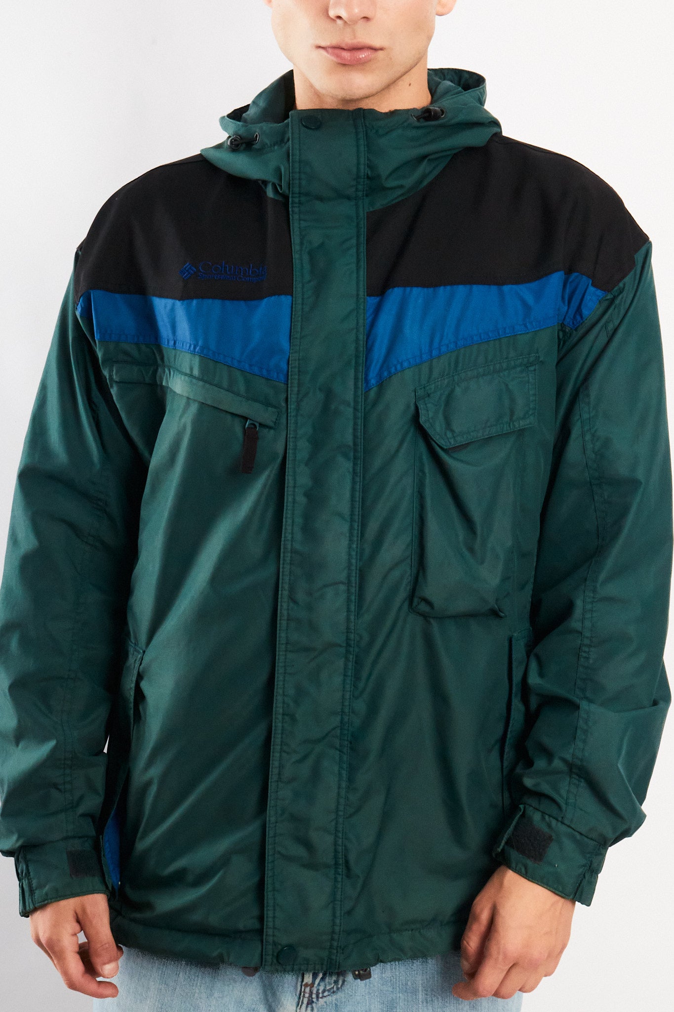 2000 Vintage Columbia Colorblock Jacket (M/L)