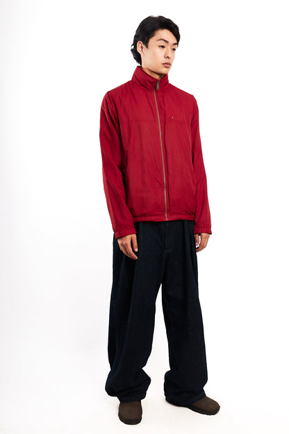 2000 Tommy Hilfiger Red Bomber Jacket (S/M)