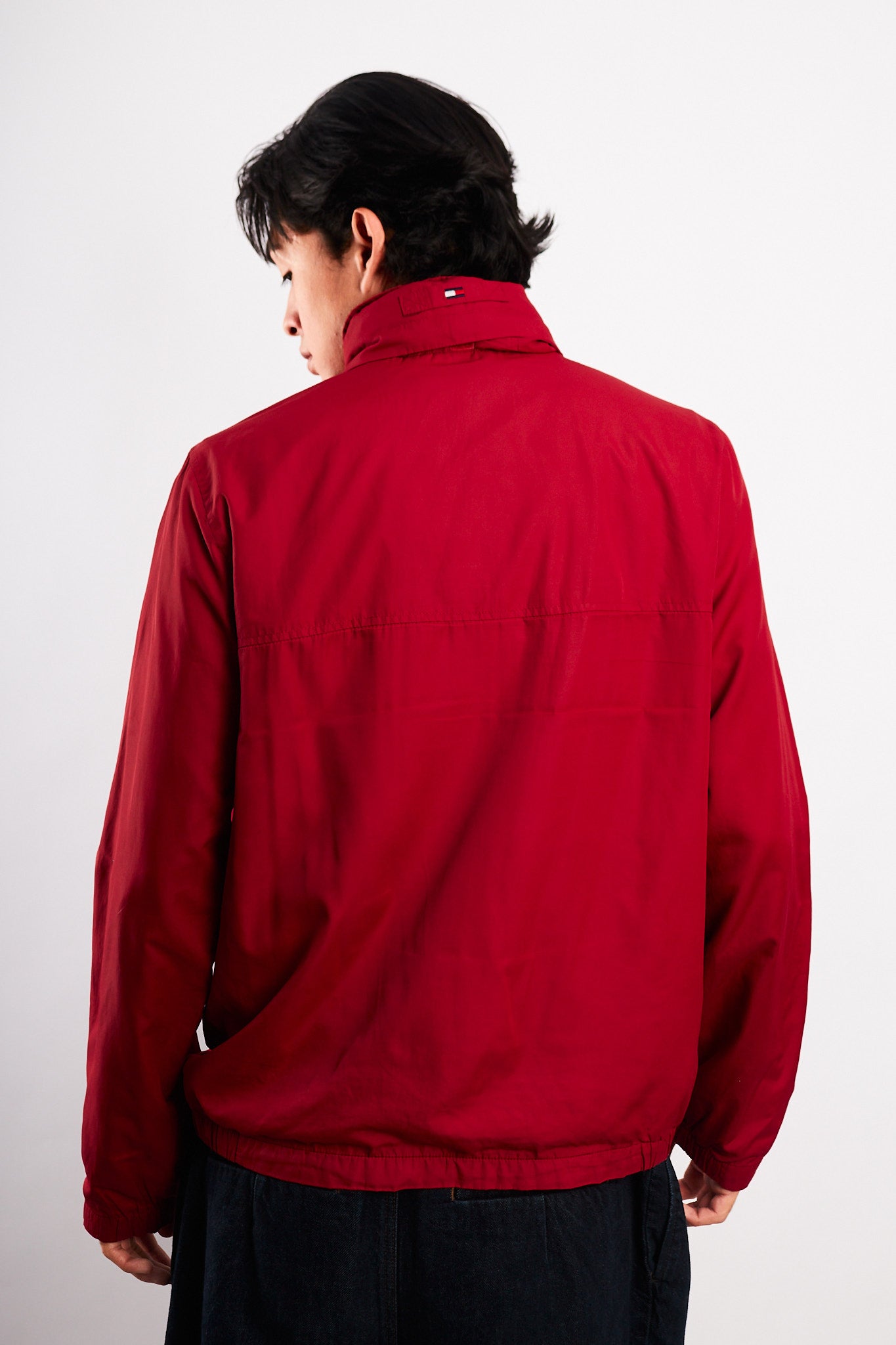 2000 Tommy Hilfiger Red Bomber Jacket (S/M)