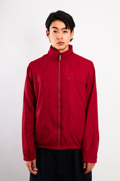 2000 Tommy Hilfiger Red Bomber Jacket (S/M)