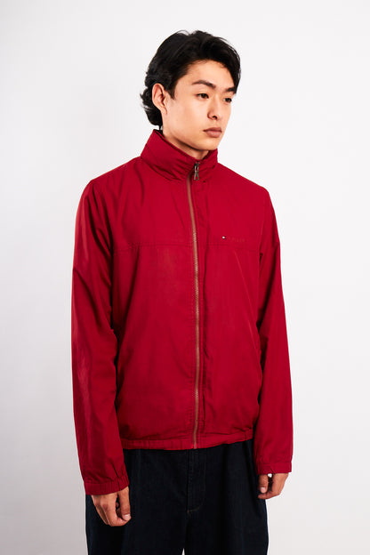 2000 Tommy Hilfiger Red Bomber Jacket (S/M)