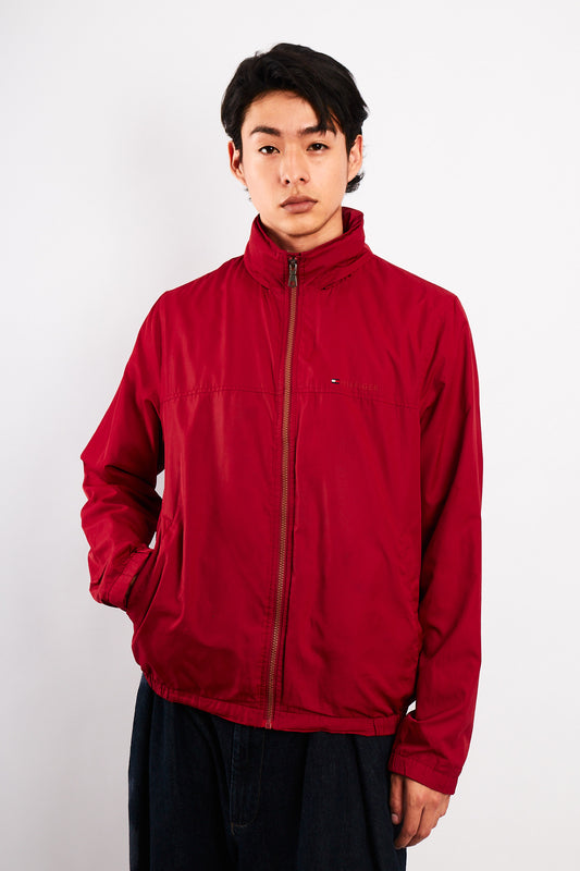 2000 Tommy Hilfiger Red Bomber Jacket (S/M)