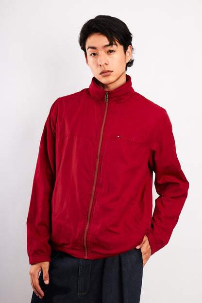 2000 Tommy Hilfiger Red Bomber Jacket (S/M)