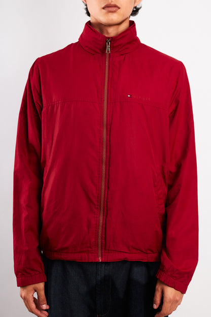 2000 Tommy Hilfiger Red Bomber Jacket (S/M)