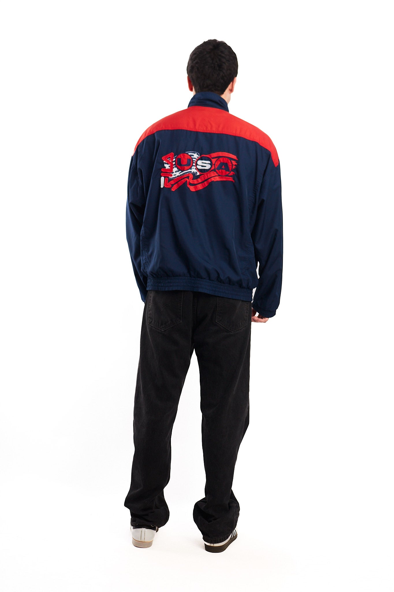 2000 Vintage Fila Big logo Track Jacket (L)