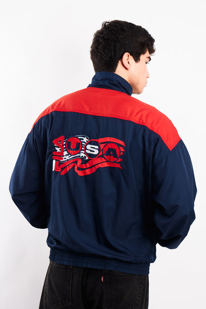 2000 Vintage Fila Big logo Track Jacket (L)