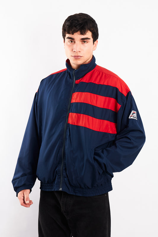 2000 Vintage Fila Big logo Track Jacket (L)