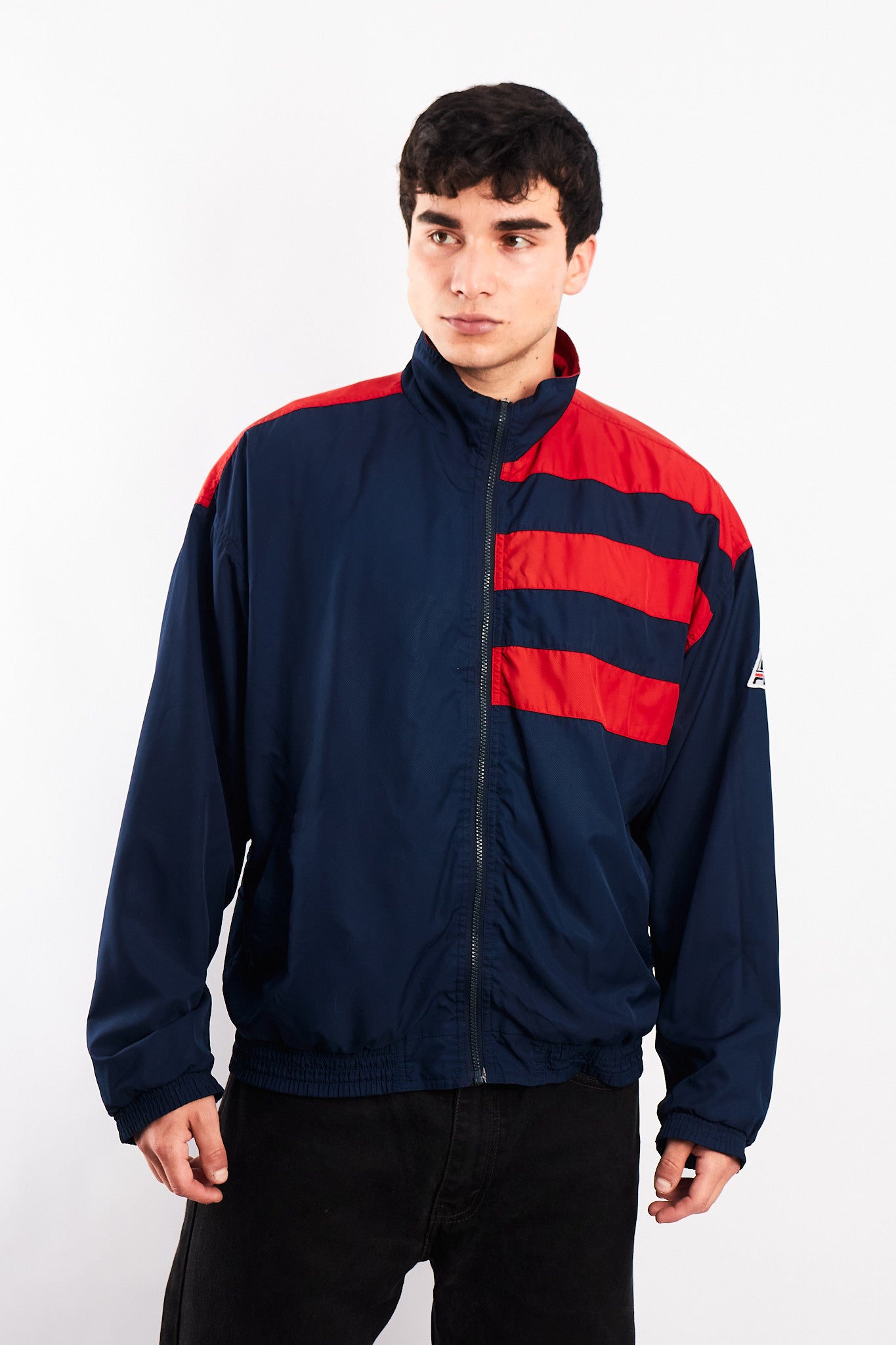 2000 Vintage Fila Big logo Track Jacket (L)