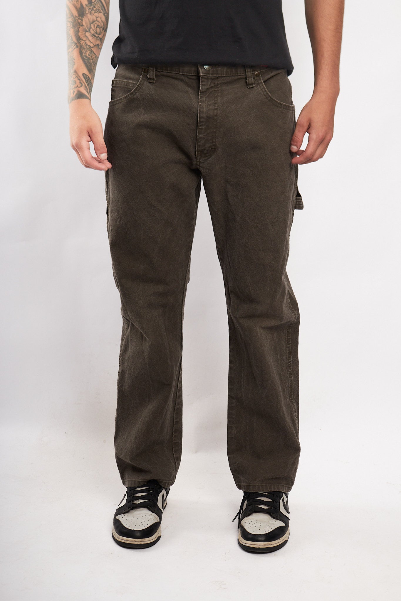 Vintage Dickies Petrol Gray Baggy Carpenter Pant (34/36)