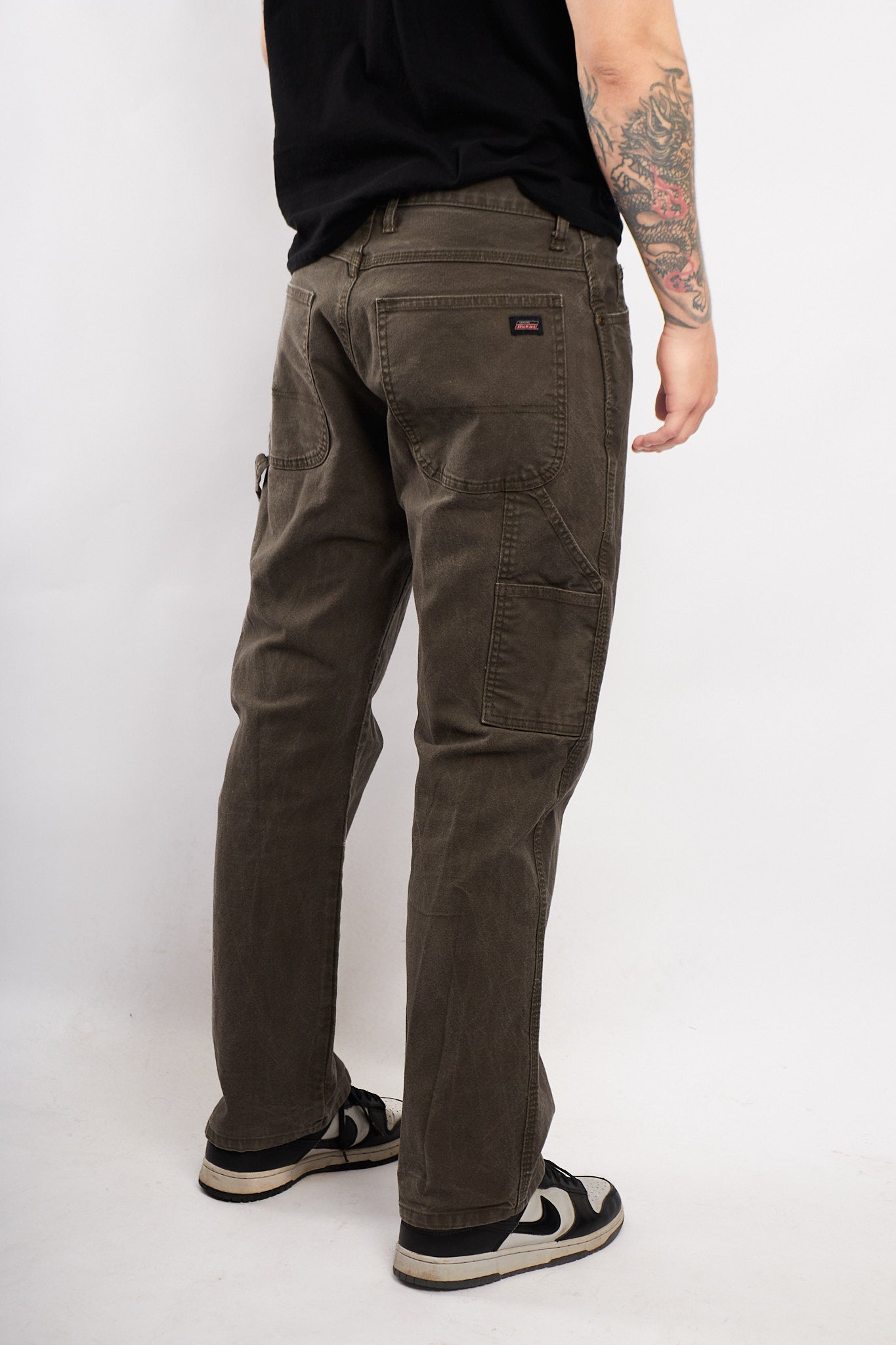 Vintage Dickies Petrol Gray Baggy Carpenter Pant (34/36)