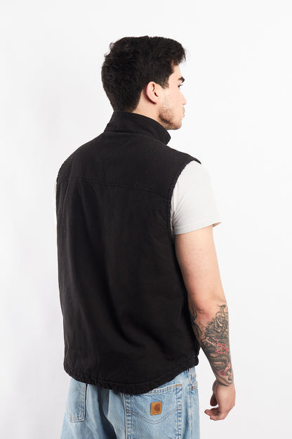 Vintage Dickies Black Sherpa Vest (M)