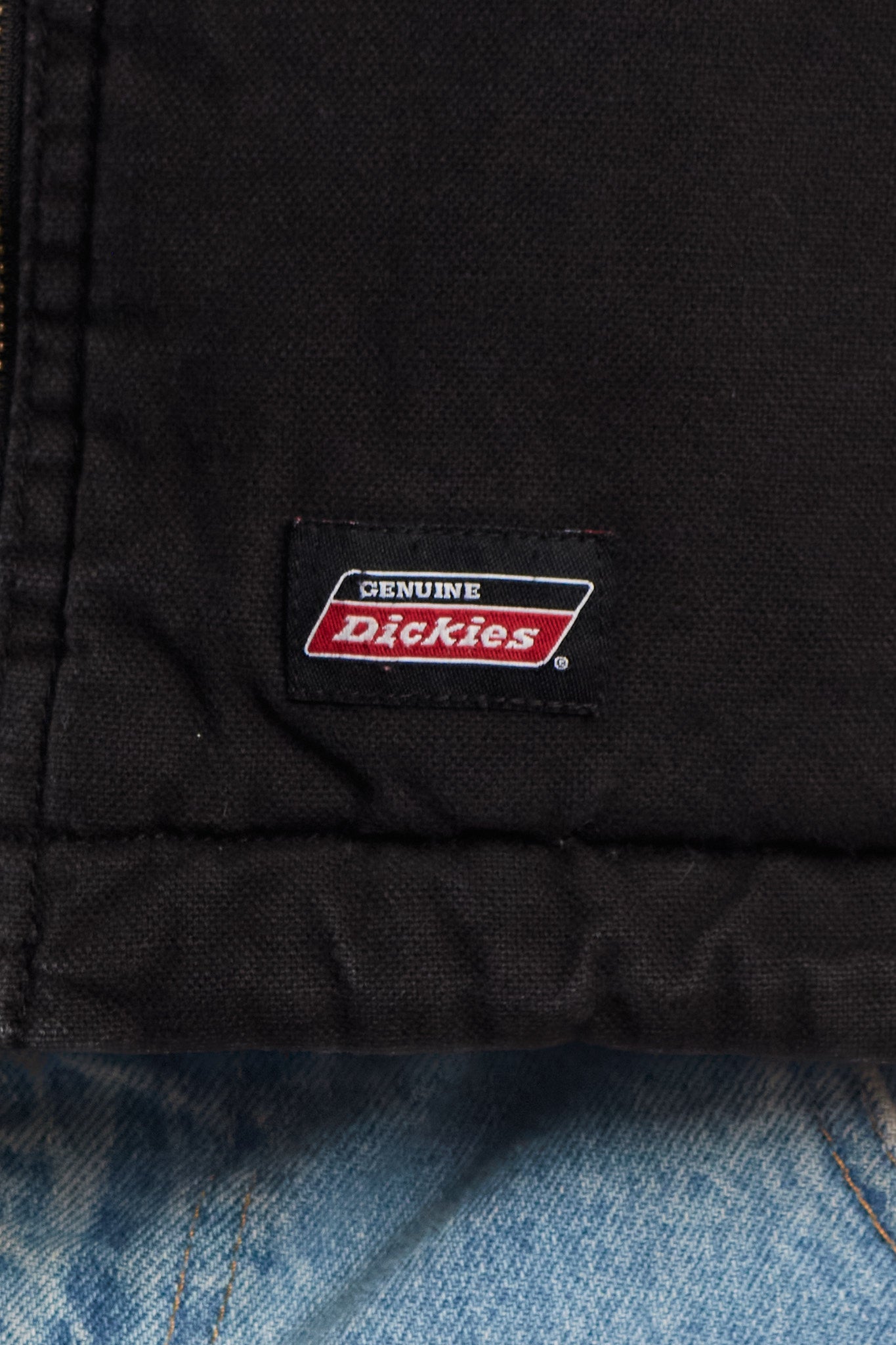 Vintage Dickies Black Sherpa Vest (M)