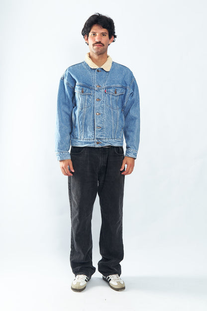 1990 Levi's Red Tab Corduroy Collar Trucket Jacket (M/L)