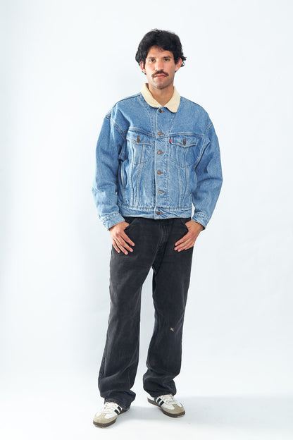 1990 Levi's Red Tab Corduroy Collar Trucket Jacket (M/L)