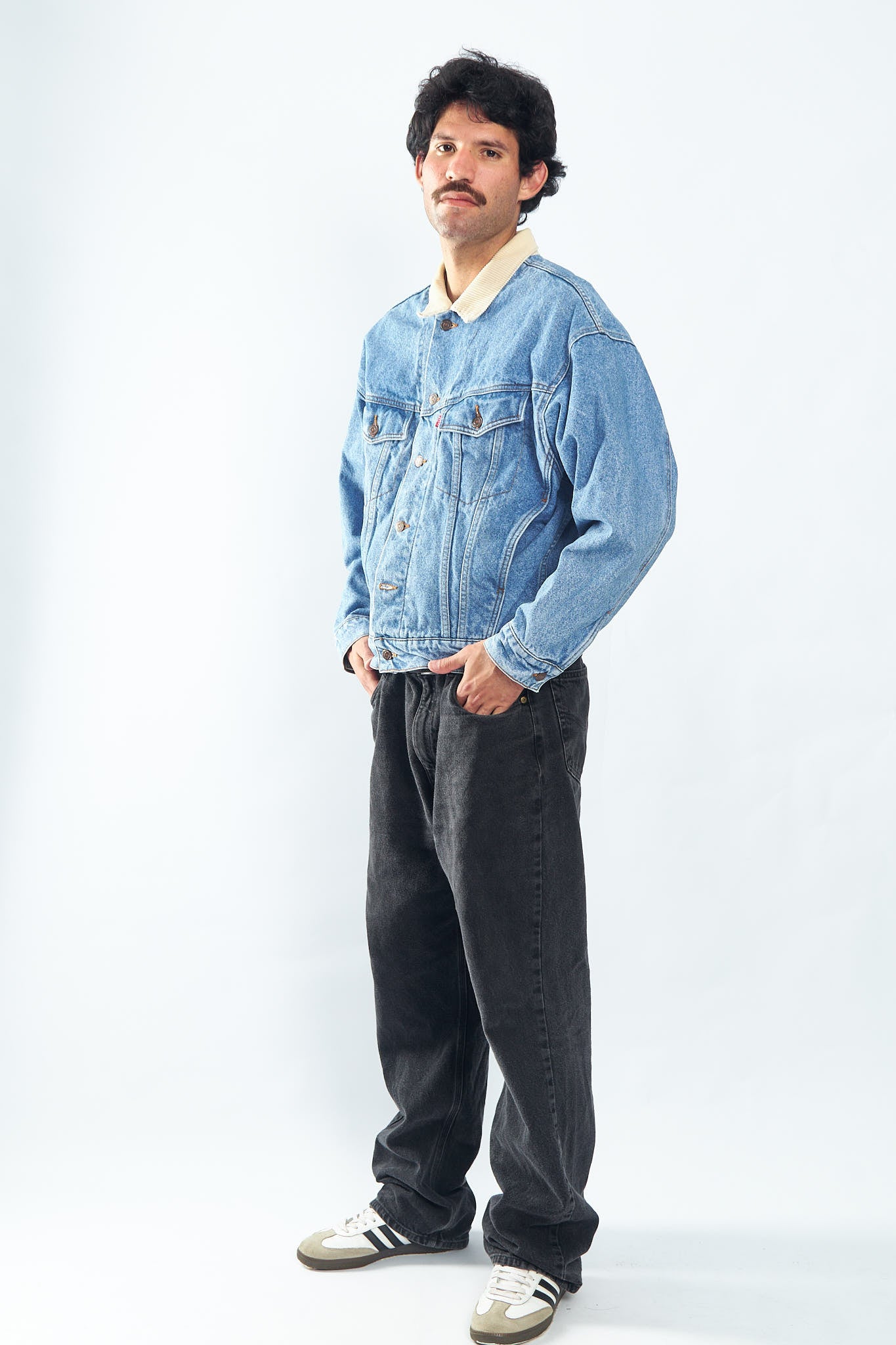 1990 Levi's Red Tab Corduroy Collar Trucket Jacket (M/L)