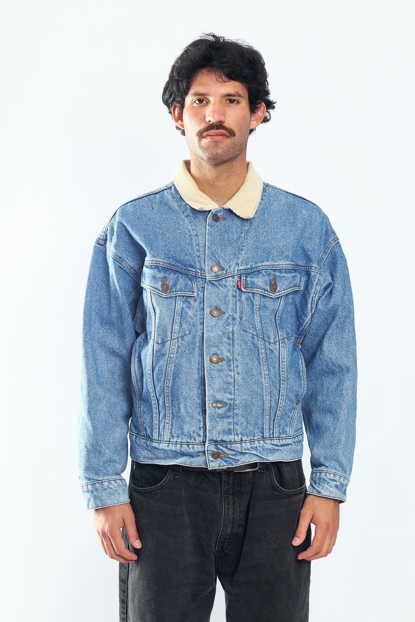 1990 Levi's Red Tab Corduroy Collar Trucket Jacket (M/L)