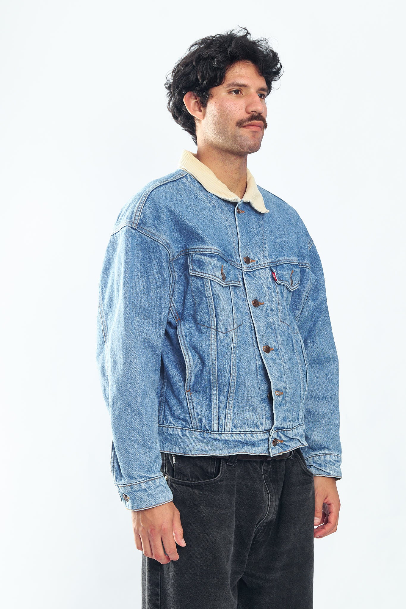 1990 Levi's Red Tab Corduroy Collar Trucket Jacket (M/L)
