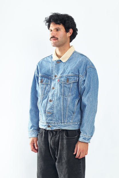 1990 Levi's Red Tab Corduroy Collar Trucket Jacket (M/L)