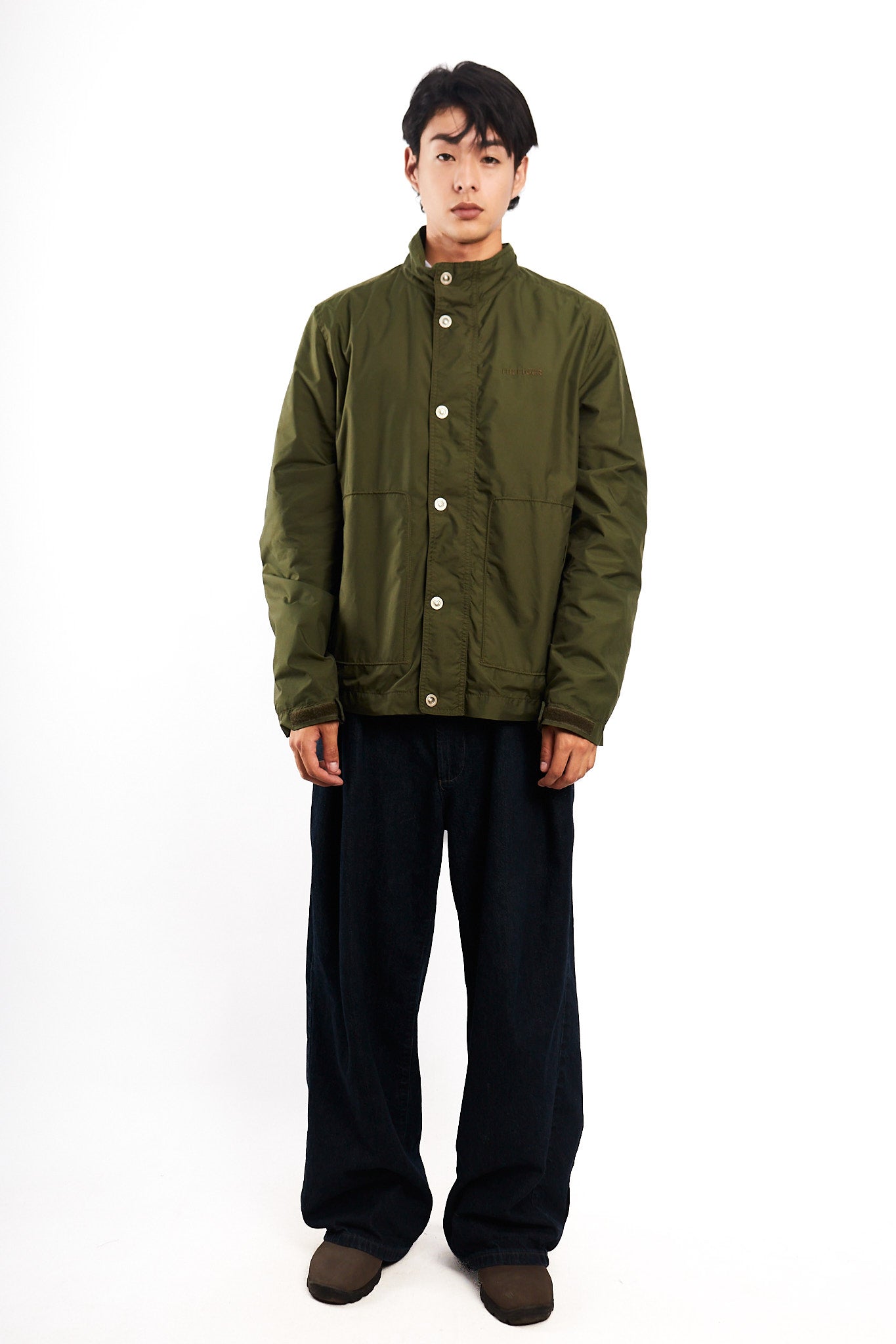 2000 Vintage Tommy Hilfiger Army Green Jacket (M/L)