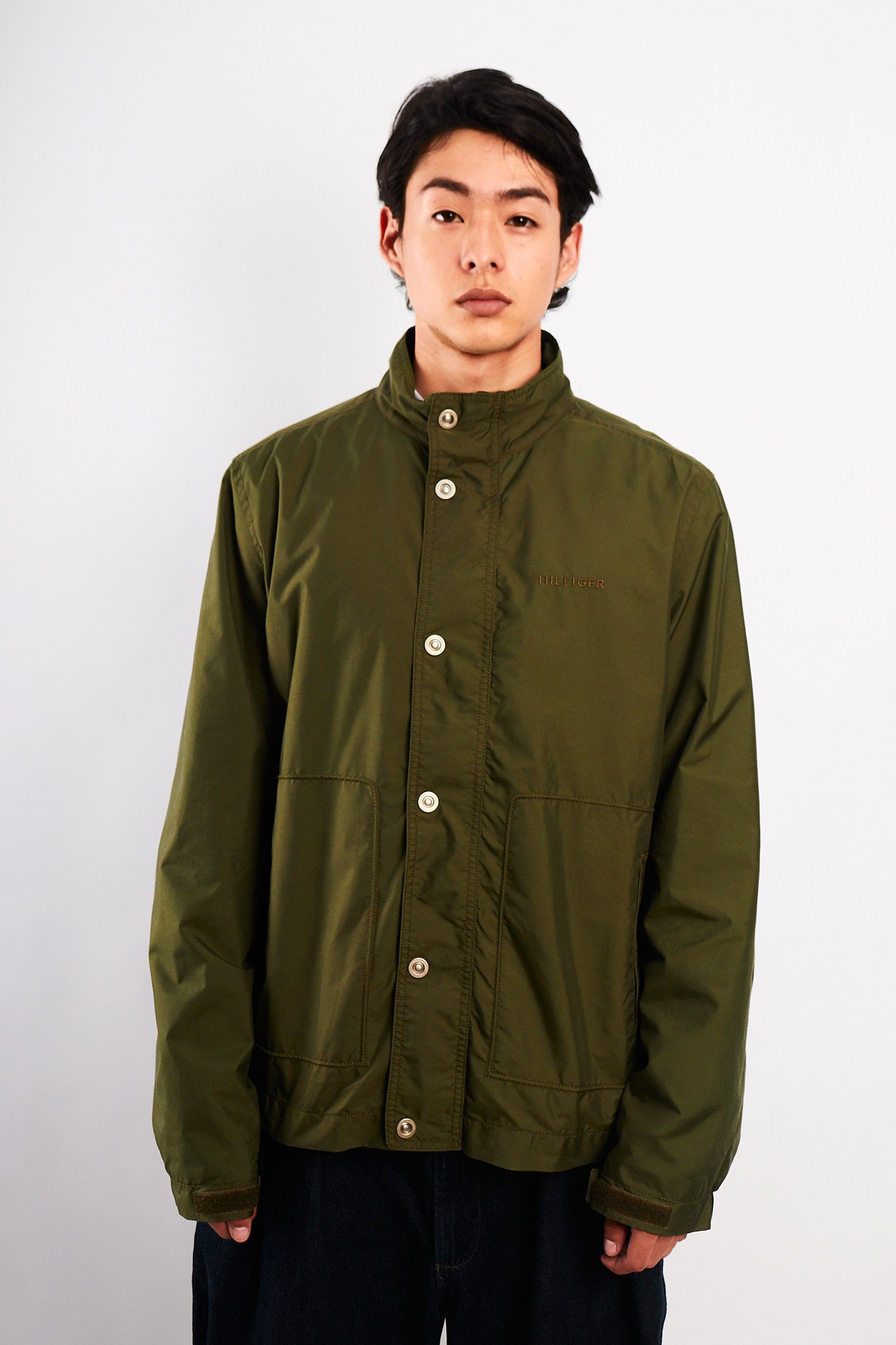 2000 Vintage Tommy Hilfiger Army Green Jacket (M/L)