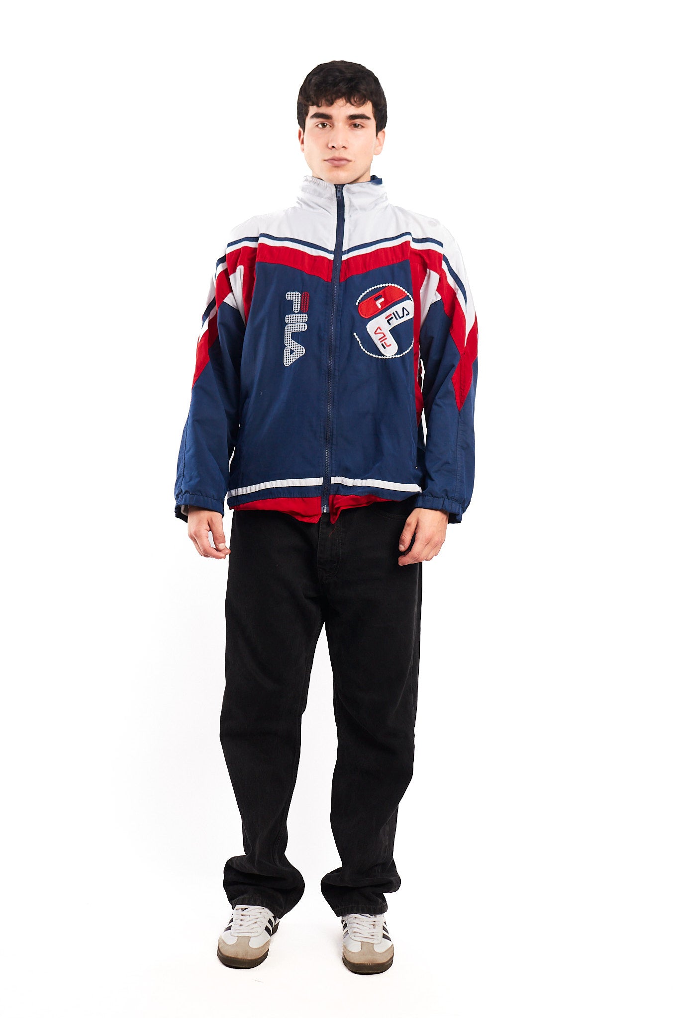 1990 Vintage Fila Retro Colorblock Jacket (M/L)