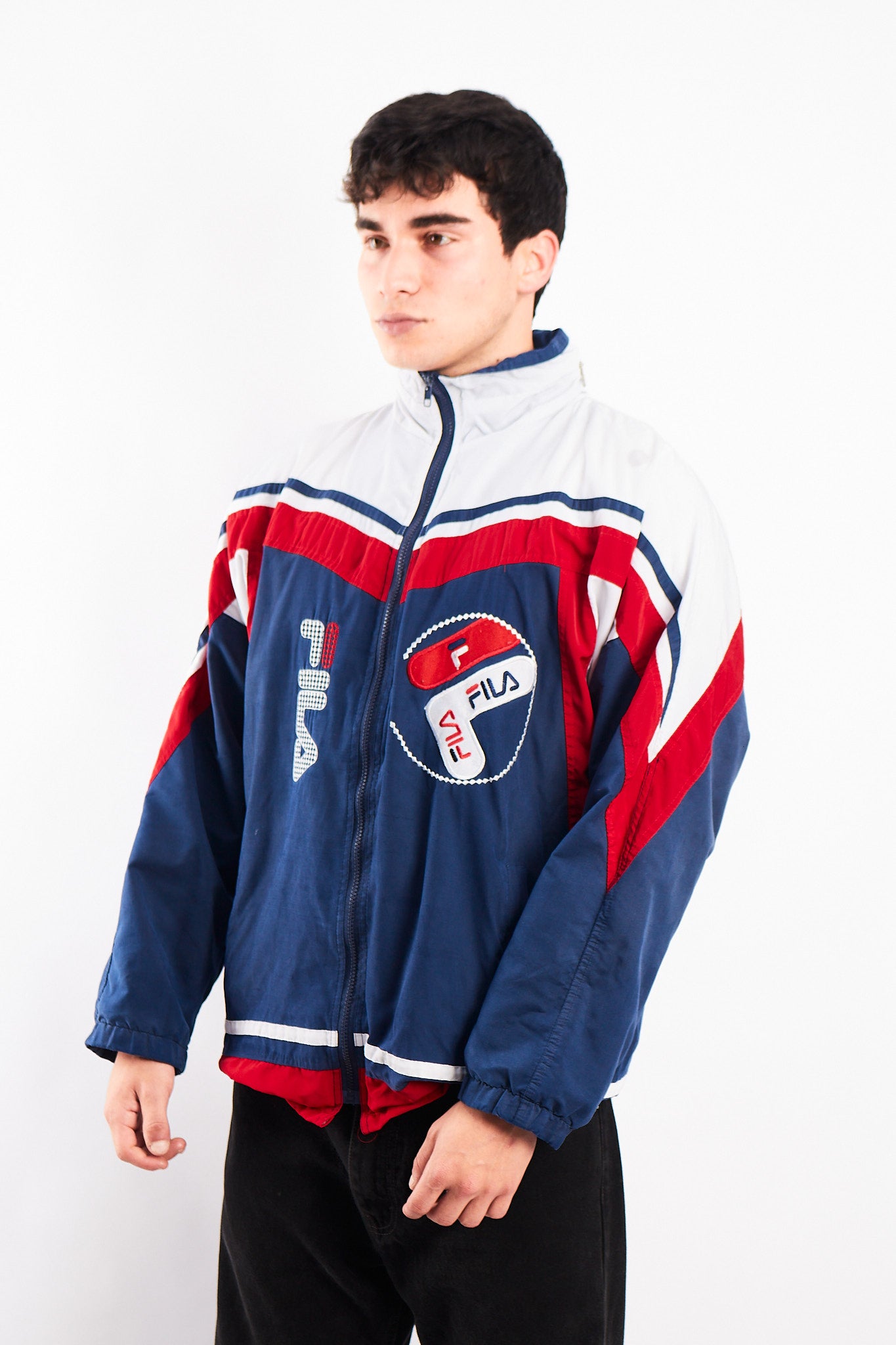 1990 Vintage Fila Retro Colorblock Jacket (M/L)