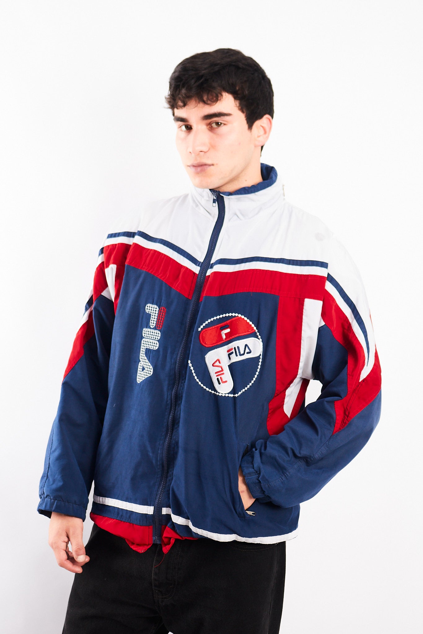 1990 Vintage Fila Retro Colorblock Jacket (M/L)