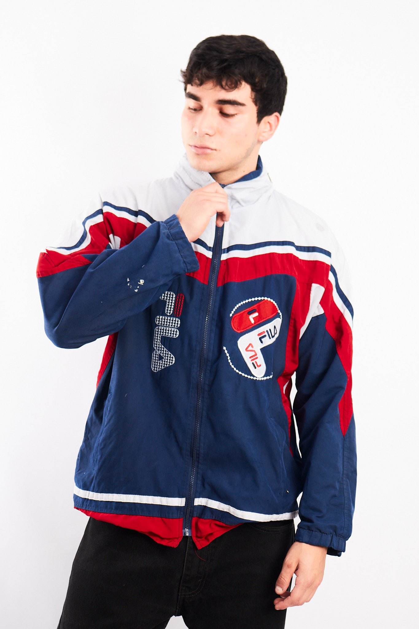 1990 Vintage Fila Retro Colorblock Jacket (M/L)