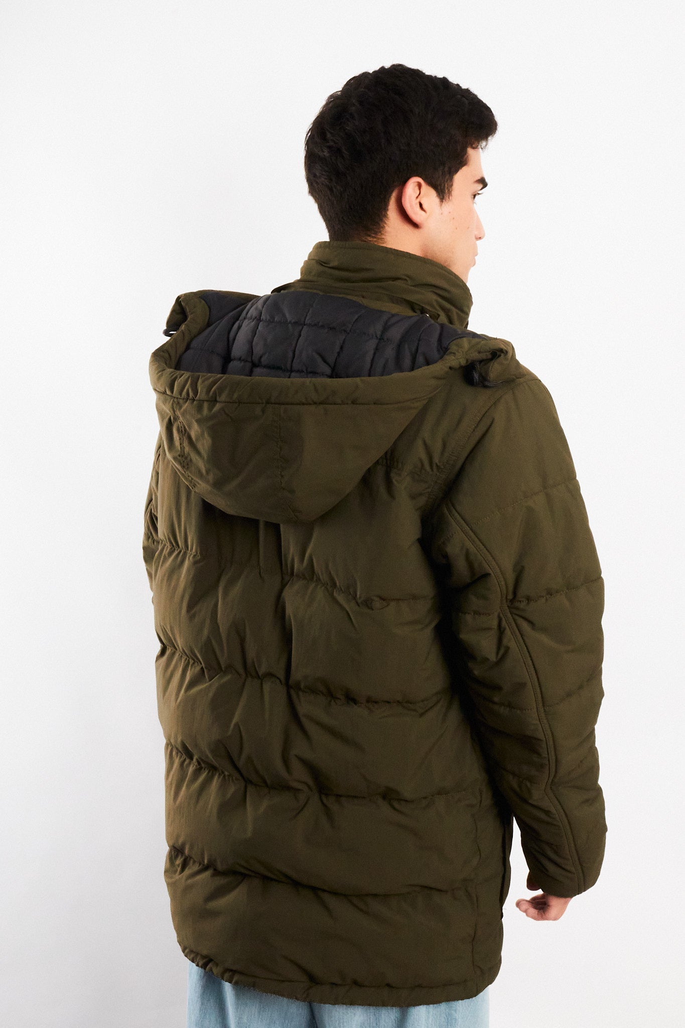 2000 Vintage Columbia Army Green Padded Coat (L)
