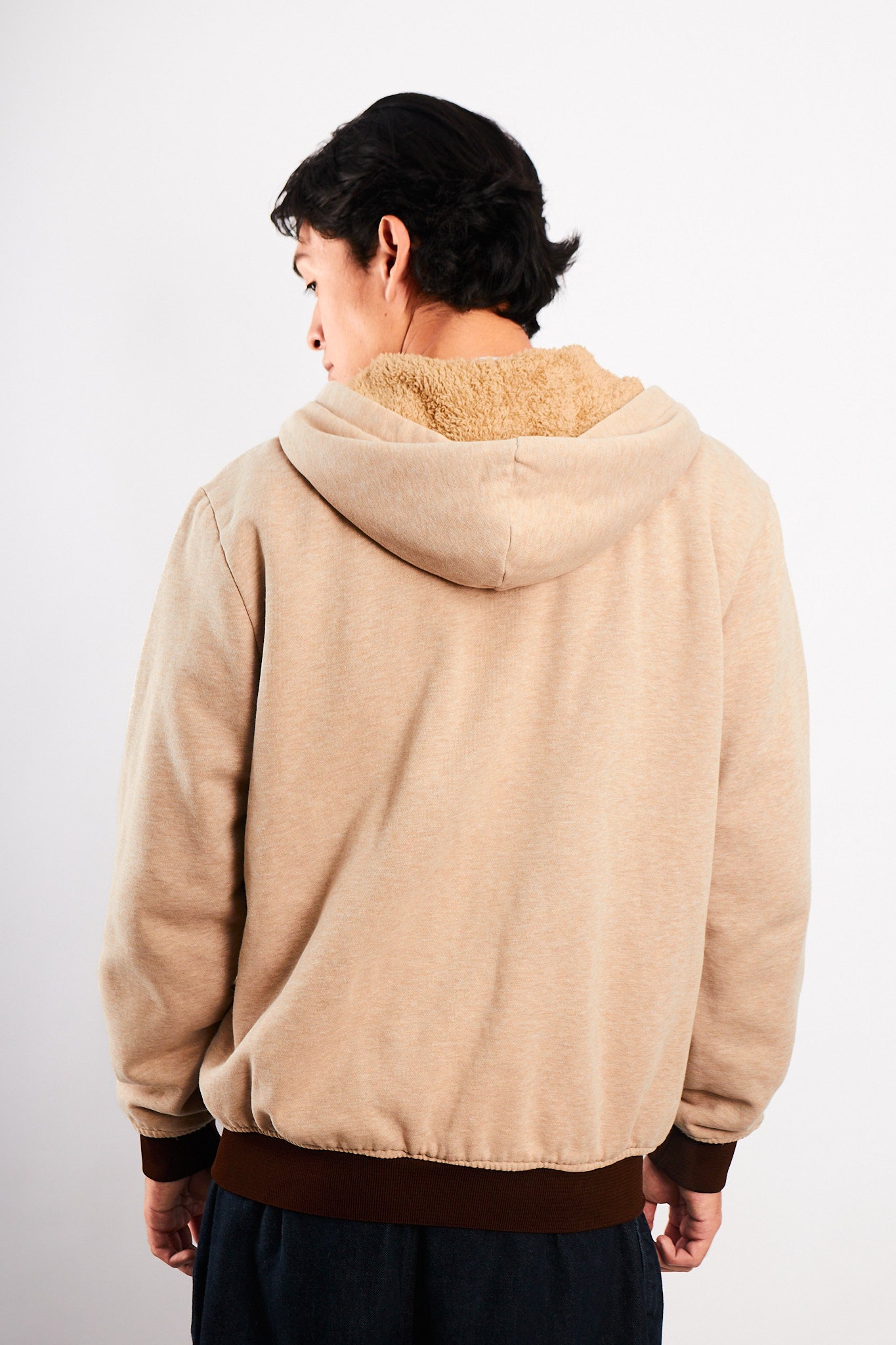 2000 Vintage Tommy Hilfiger Sherpa Hooded Jacket (M/L)