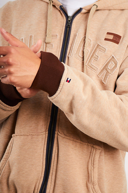 2000 Vintage Tommy Hilfiger Sherpa Hooded Jacket (M/L)
