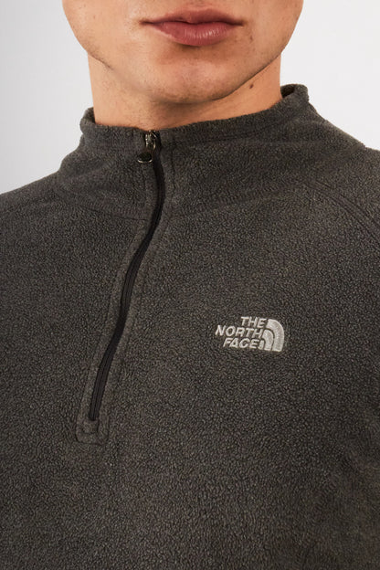 2000 Vintage North Face Gray Polar Quarter Zip (S/M)