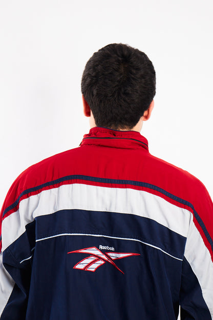 1990 Vintage Reebok Colorblock Jacket (S/M)